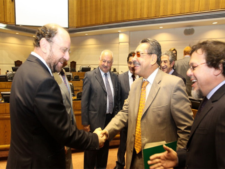 El diputado por Ñuble Carlos Abel Jarpa asumió la presidencia de la