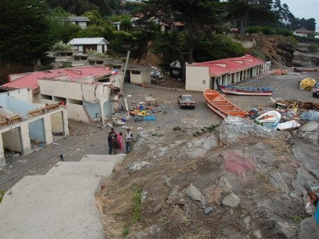 Seis caletas destruidas por el tsunami terminaron hoy de ser recontruidas