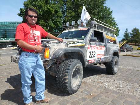 Valdiviano que participó en el Dakar contó su experiencia Valdiviano que participó en el Dakar contó su experiencia