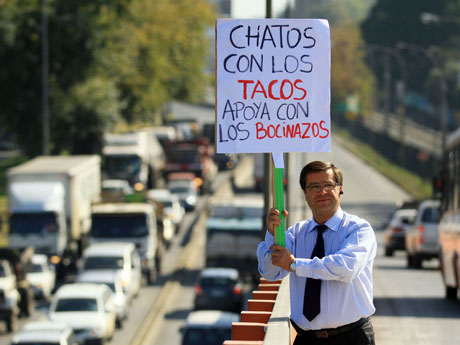 El alcalde de San Pedro de la Paz se unirá este viernes al protestante solitario