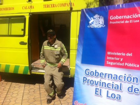 Con rescate en altura culminó primer seminario de unidades de emergencia en Calama Con rescate en altura culminó primer seminario de unidades de emergencia en Calama