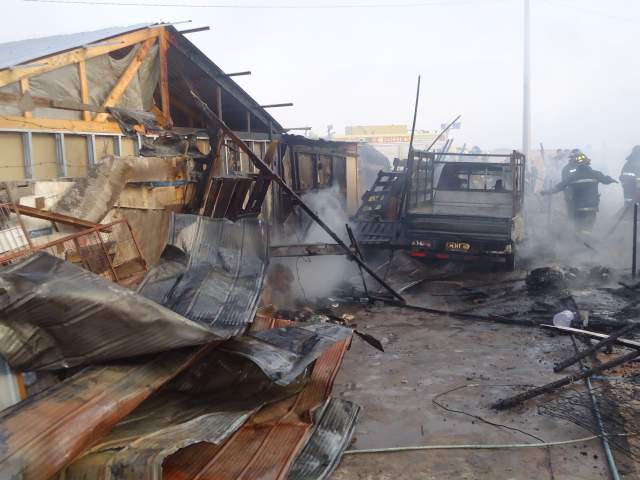 Un incendio consumió una vivienda y dejó a una familia sin hogar en ...