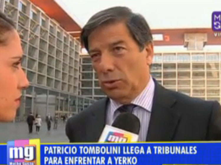 Esta mañana el ex ministro Patricio Tombolini tuvo su primer careo Daniel Alcaíno -quien interpreta a Yerko Puchento, luego de la querella que presentó hace ... - file_20131107155010