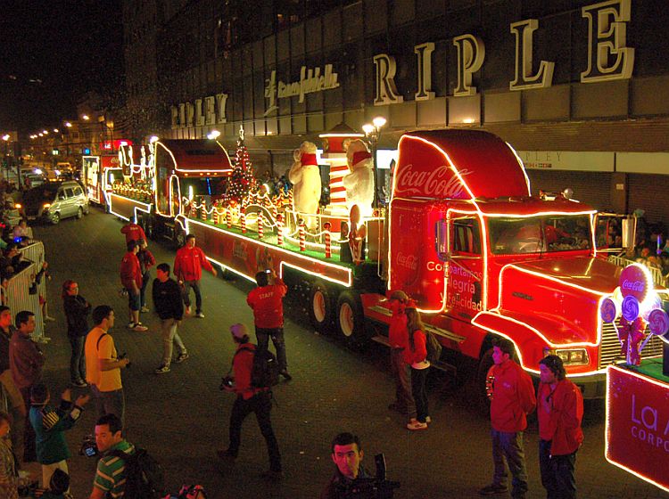 La caravana navide a Coca Cola llega ma ana a Temuco