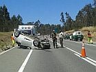 Un Hombre Result Lesionado Tras Volcar En Su Autom Vil En Cartagena