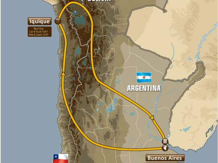 Iquique será la ciudad de descanso del Rally Dakar 2015