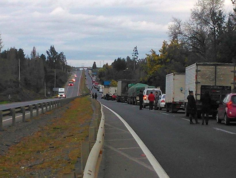 Comuneros Mapuches Se Tomaron La Ruta 5 En Ercilla 3607