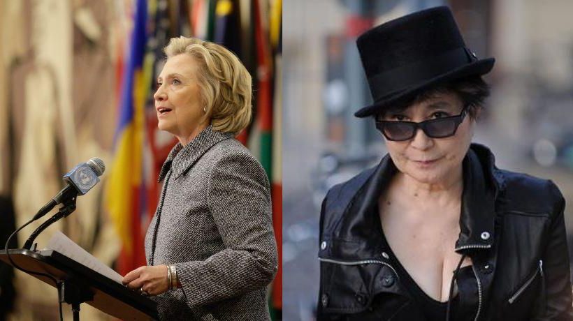 El Falso Romance Entre Yoko Ono Y Hillary Clinton Que Se Transformó En Viral 4893