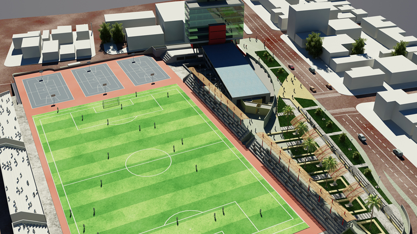 Proyecto de Complejo Deportivo Escolar de Antofagasta solicitará millonaria inversión al Consejo Regional