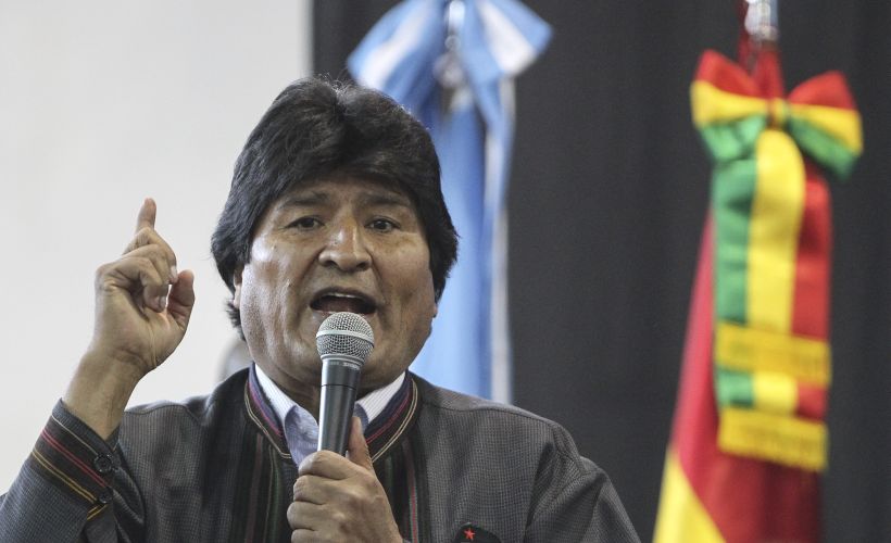 Evo Morales dijo que las protestas en contra de su gobierno son promovidas por chilenos