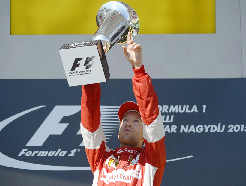 Vettel ganó en Hungría, Alonso fue quinto y Hamilton sigue líder