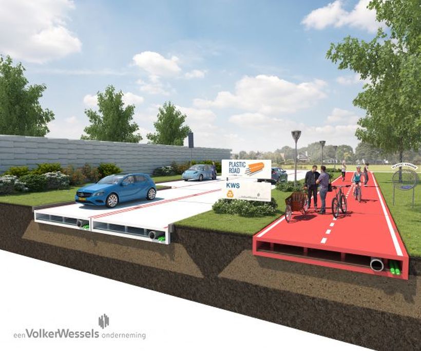 ¿Sabías que Holanda planea cambiar el asfalto por plástico reciclado para hacer sus carreteras?