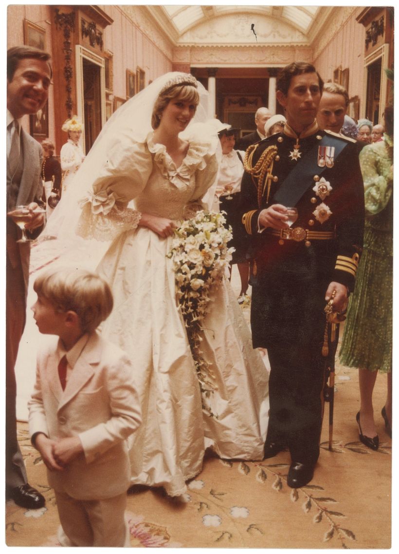 Revelaron fotografías inéditas de la boda de Diana con el príncipe Carlos