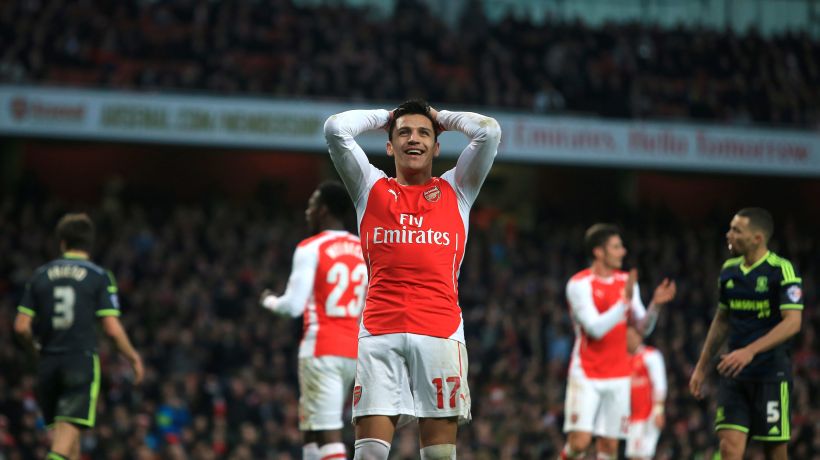 Alexis regresa a la titularidad del Arsenal ante Crystal Palace