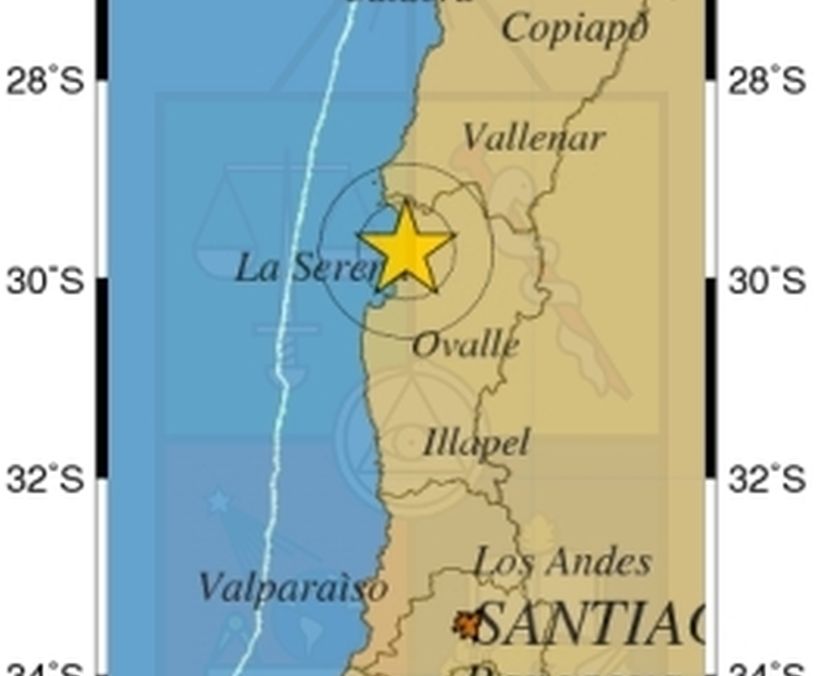Un sismo de 6° Richter sacudió esta noche a La Serena y se sintió hasta en Santiago