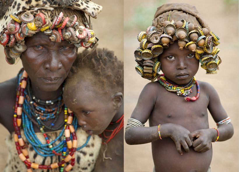 Pelucas con tapas de botellas: mira la tradición de los Daasanech, la tribu africana
