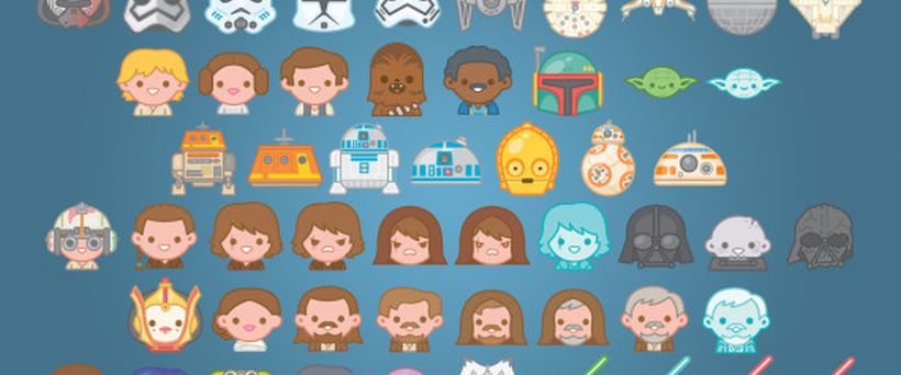 Los fanáticos de Star Wars podrán mandar emojis de sus personajes favoritos