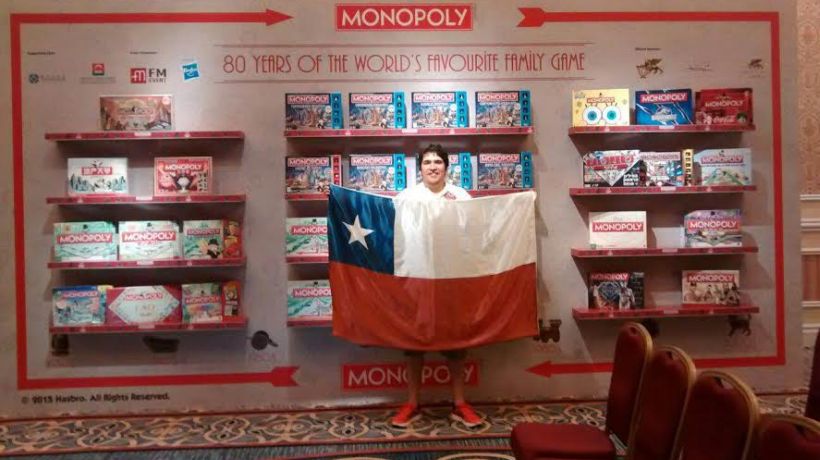 El chileno Ángel Niccodemi llegó a la semifinal del mundial de Monopoly en China