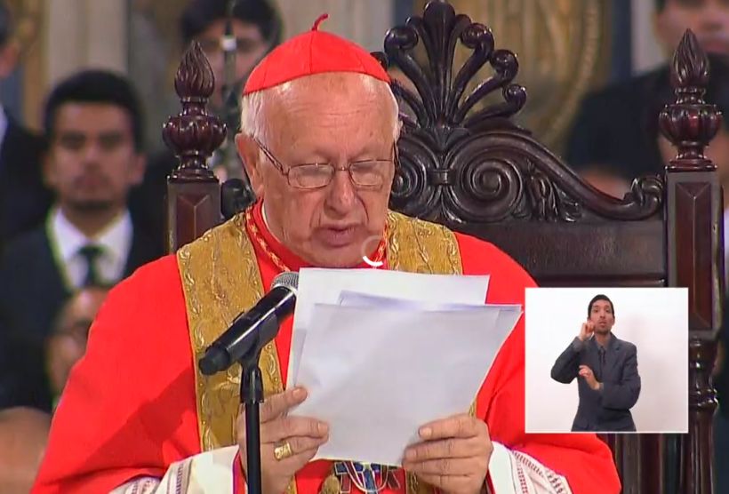 Ezzati pidió perdón en el Te Deum por las polémicas cartas con el cardenal Errázuriz