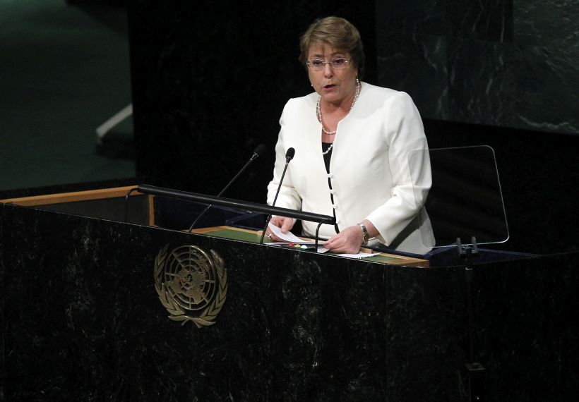 El Movilh valoró que Bachelet dijera en la ONU que la diversidad sexual es un tema relevante para Chile