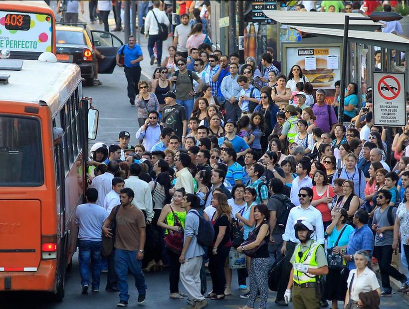 La huelga en Express podría afectar a seis comunas de Santiago