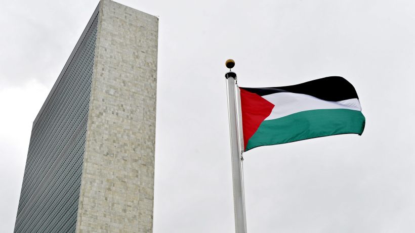 Por primera vez izaron la bandera de Palestina en las Naciones Unidas