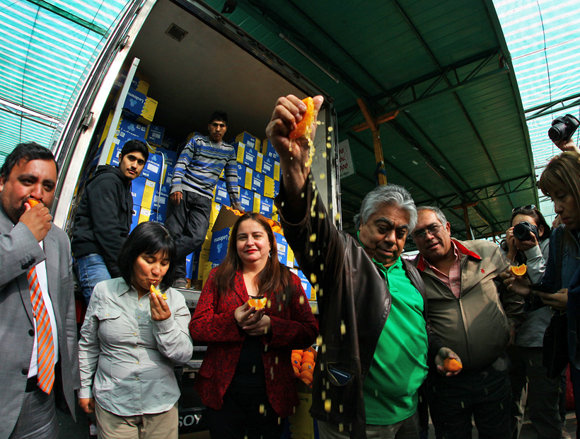 Más de 22 toneladas de naranjas llegaron hasta la Región de Antofagasta