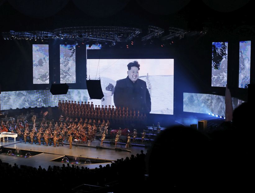 Kim Jong-un invitó a su grupo de pop favorito para cerrar las festividades oficiales