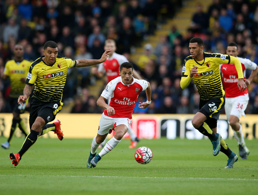 Alexis anota en la victoria parcial del Arsenal por 3-0 sobre Watford