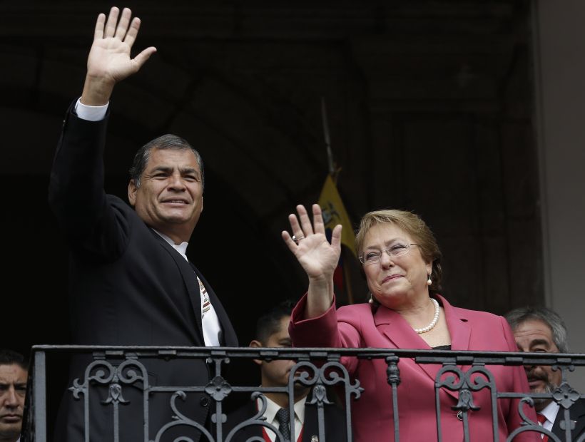 Correa culpó a la prensa chilena de mentir sobre el supuesto apoyo a demanda de Bolivia