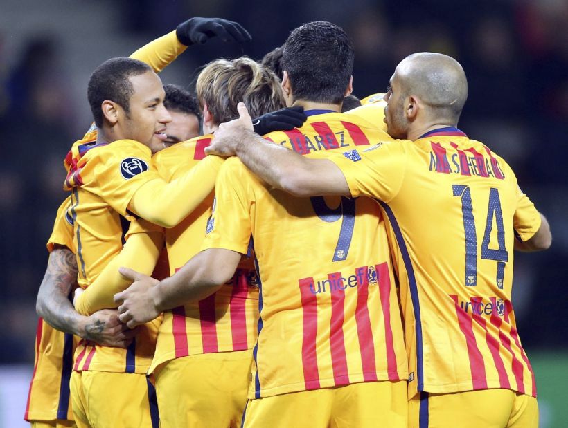 Sin Bravo el Barcelona le ganó 2-0 al BATE Borisov en la Champions League