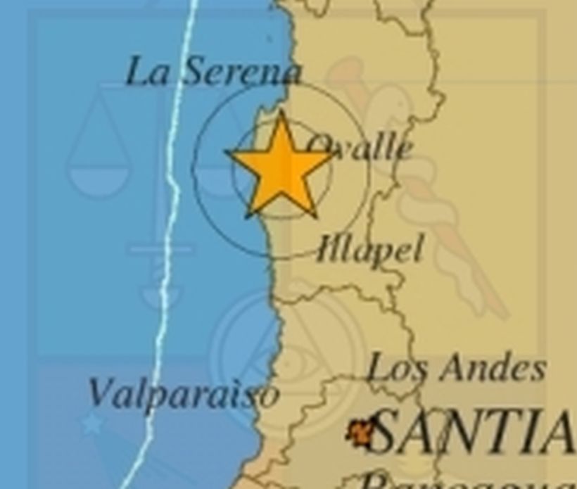 Fuerte y largo temblor 6,8° Richter remeció la zona central