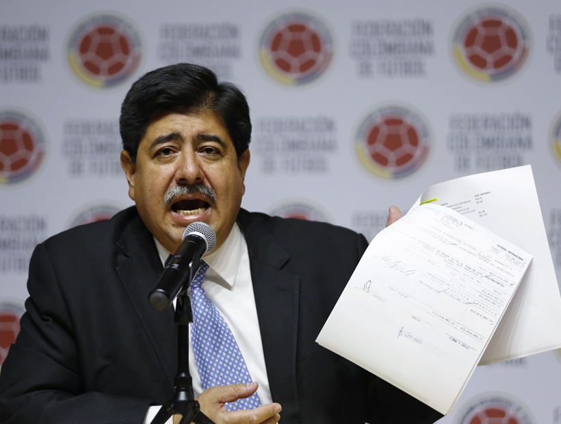 Renunció el presidente de la federación colombiana de fútbol