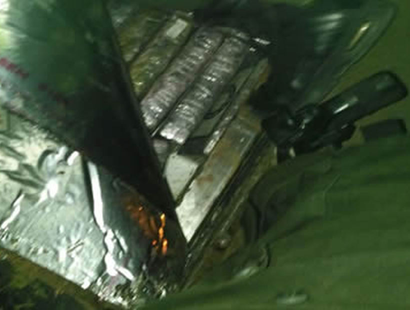 Encontraron 500 kilos de cocaína en buses que transportaban a hinchas colombianos a Chile