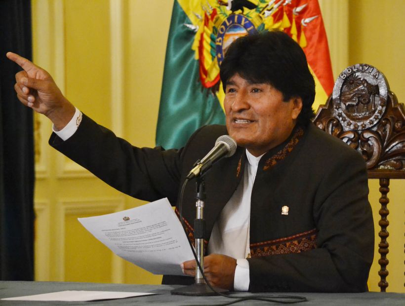 Evo Morales dijo que quienes no apoyan su reelección 