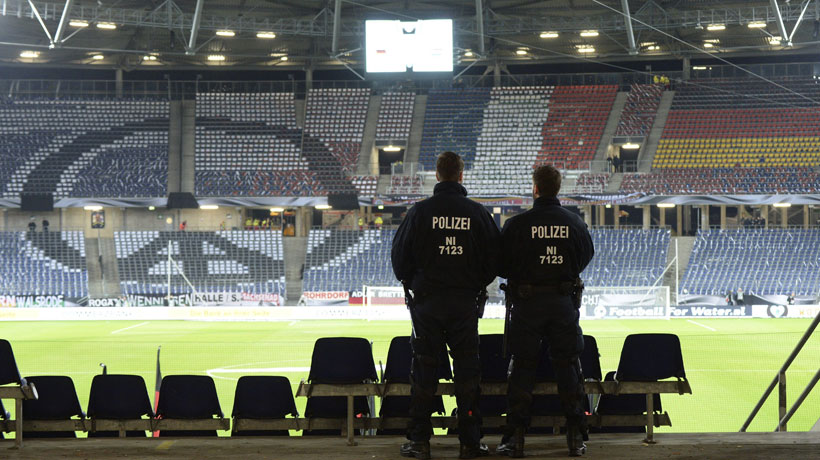 Aviso de atentado explosivo afuera del estadio de Hannover obligó a suspender el Alemania-Holanda