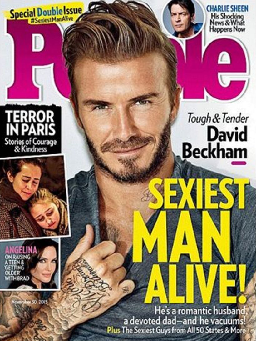 Eligen a David Beckham como el hombre más sexy del mundo