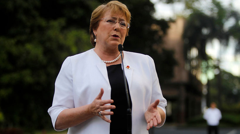 Bachelet en Enade: 