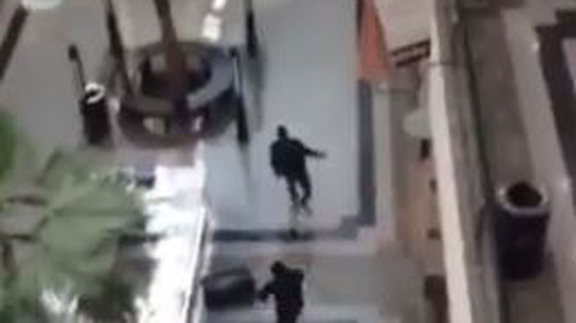 El impactante registro de la balacera en el Mall Alto Las Condes