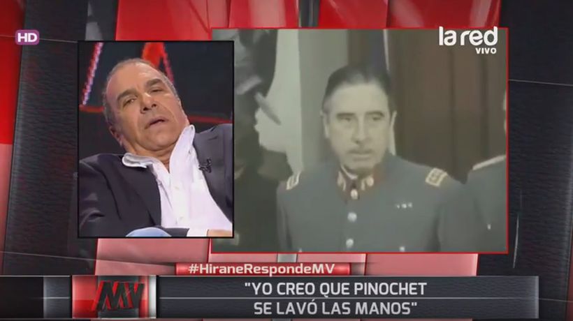 La tensa discusión entre Ignacio Franzani y Checho Hirane por Pinochet y Allende