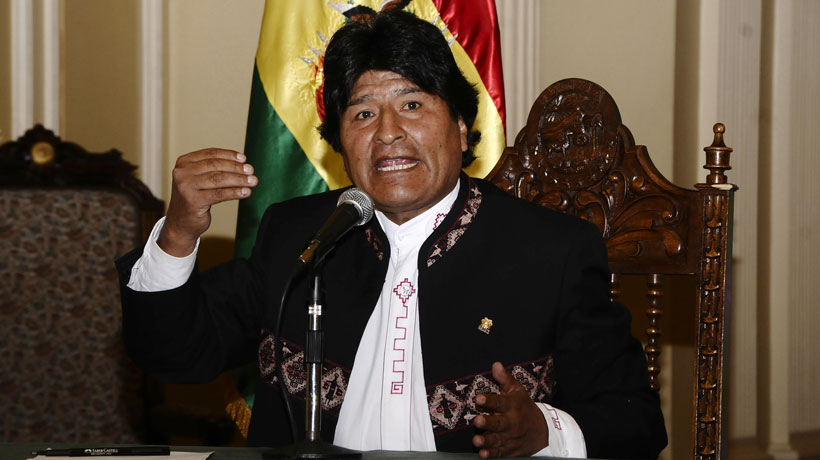 Evo Morales dijo que Chile y Bolivia no pueden condicionar el diálogo al tema pendiente del mar