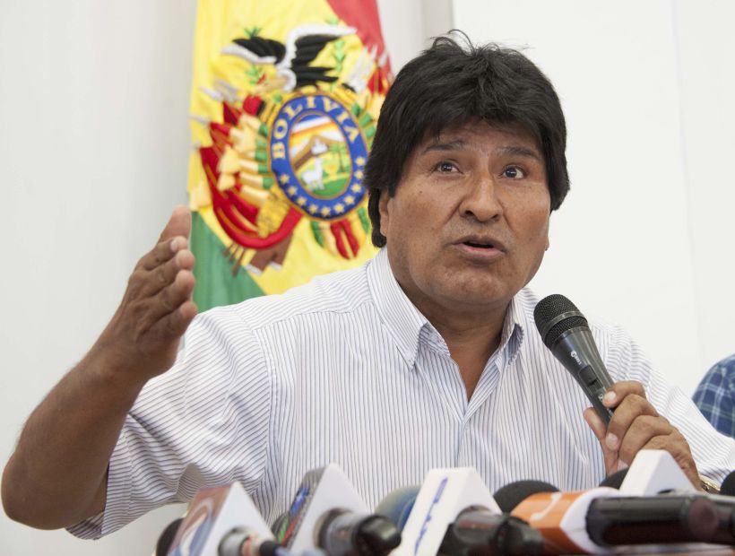 Evo Morales por el referéndum sobre reelección: 