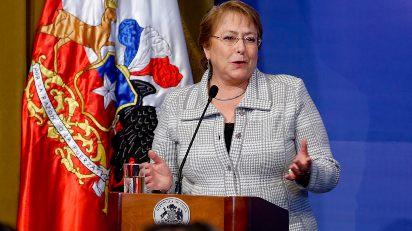 Bachelet pidió que  parlamentarios aprueben con rapidez el proyecto que sanciona la colusión con cárcel