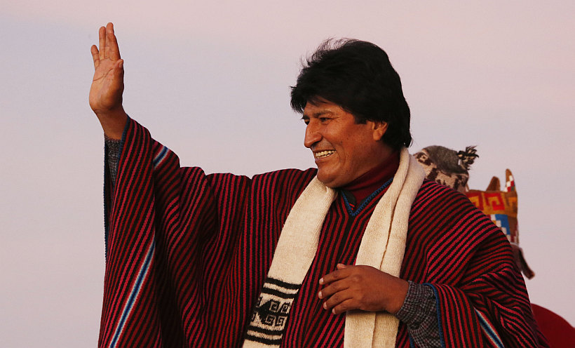 Evo Morales acusó a Chile de querer 