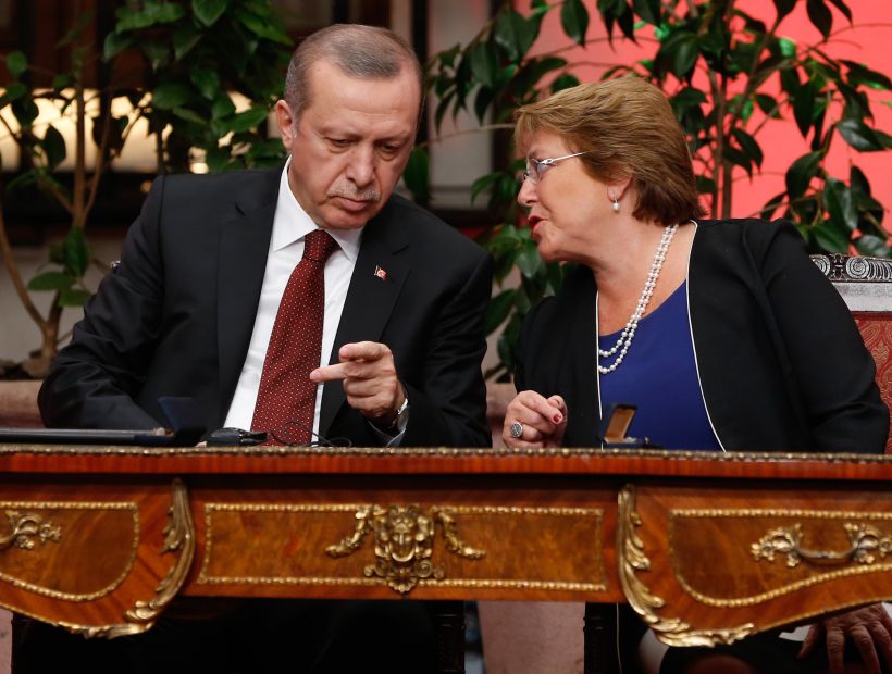 El Presidente de Turquía dijo que Chile es clave en la recepción de refugiados