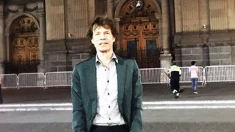 Mick Jagger se despidió de Chile en la Plaza de Armas de Santiago y nadie se dio cuenta