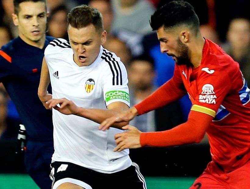 El Espanyol de Enzo Roco cayó por 2-1 ante el Valencia