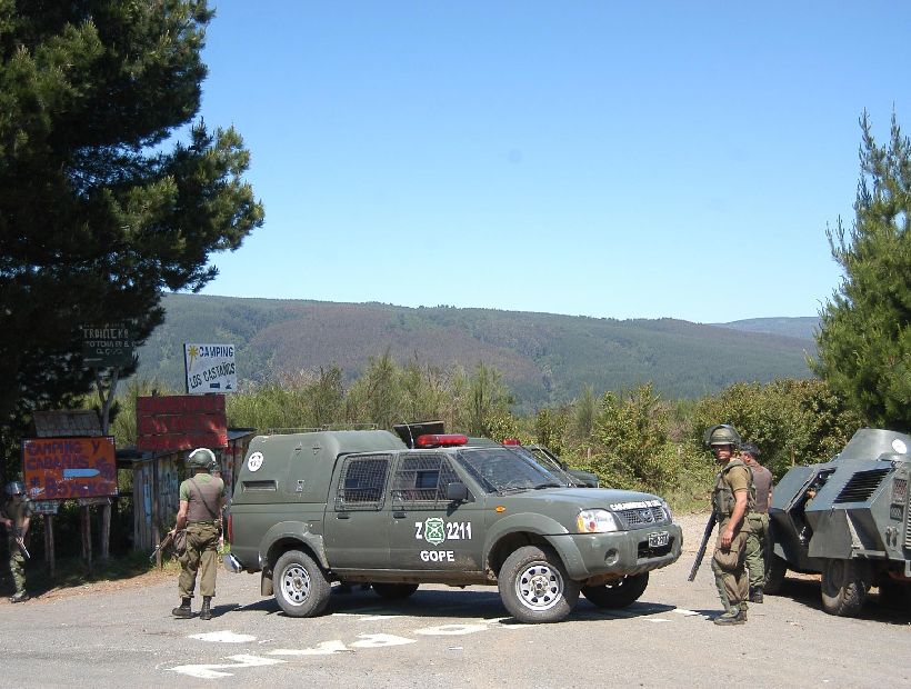 El 90% de las medidas de protección por atentados corresponden a la provincia de Arauco
