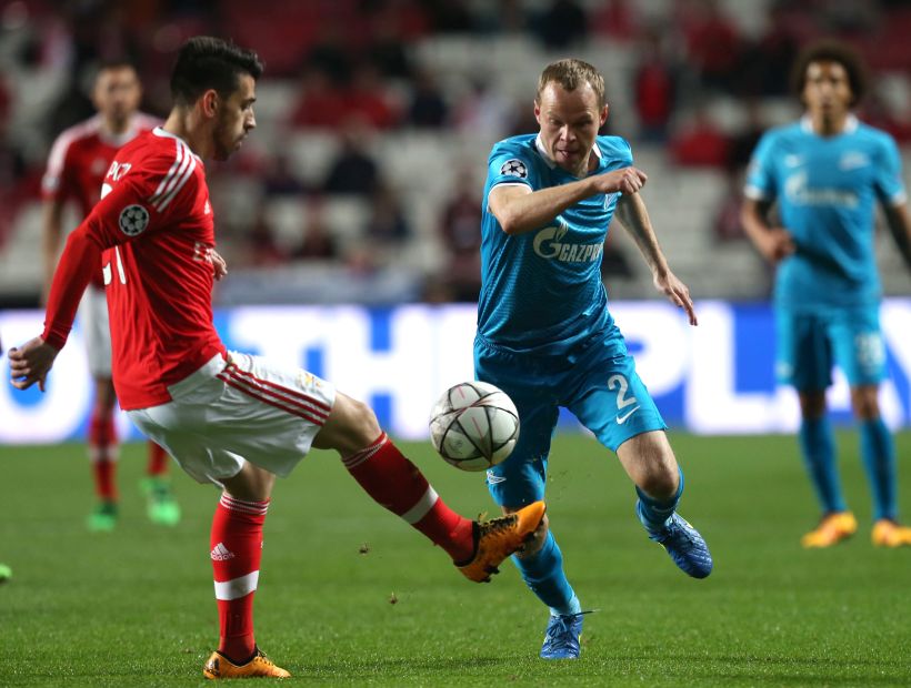 Liga de Campeones: Benfica le ganó 1-0 al Zenit al final del partido