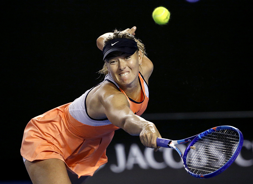 Maria Sharapova dio positivo en control de dopaje en el Abierto de Australia